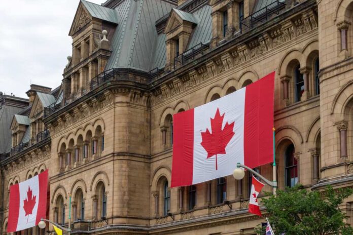 Canada,,Ottawa,-,July,1,,2022:,Canada,Day.,Canadian,Flags