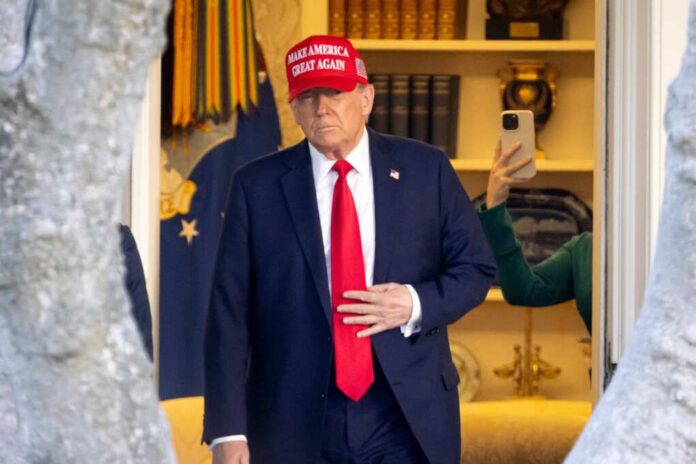 Washington,,February,28,2025:,President,Donald,Trump,Leaves,The
