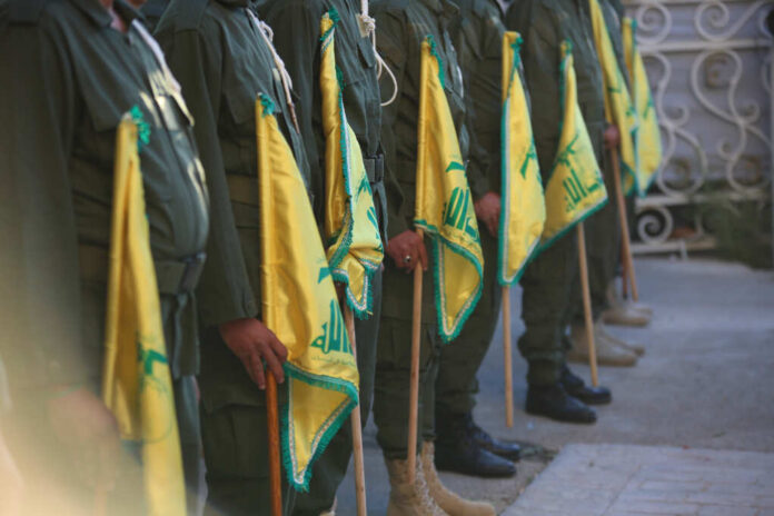 Aitit,southern,Lebanon-lebanon:,1-6-2017:,Hezbollah,Fighters,In,Military,Costume,During,Funeral