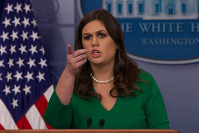White,House,Press,Secretary,Sarah,Huckabee,Sanders,Takes,Questions,From