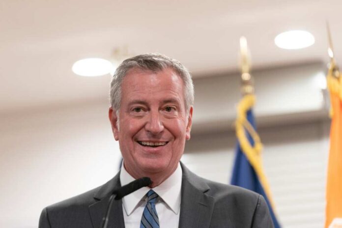 New,York,,Ny,-,September,27,,2021:,Mayor,Bill,De