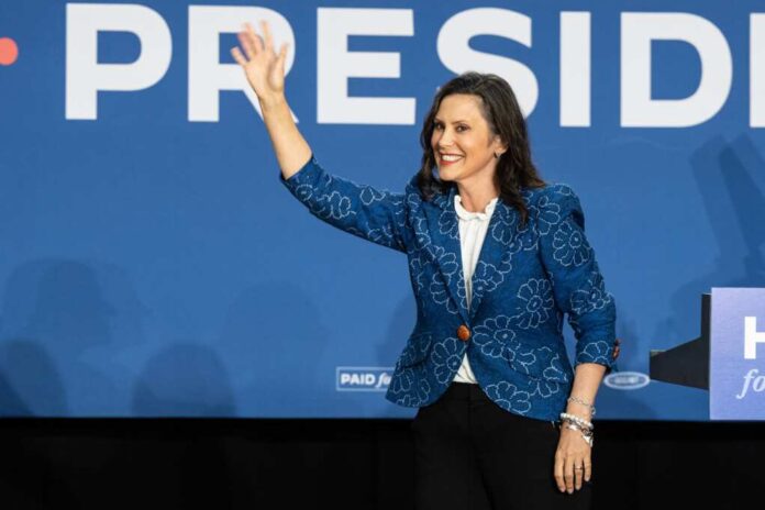 Gretchen,Whitmer,,Governor,Of,Michigan,Attends,Rally,In,Support,Of