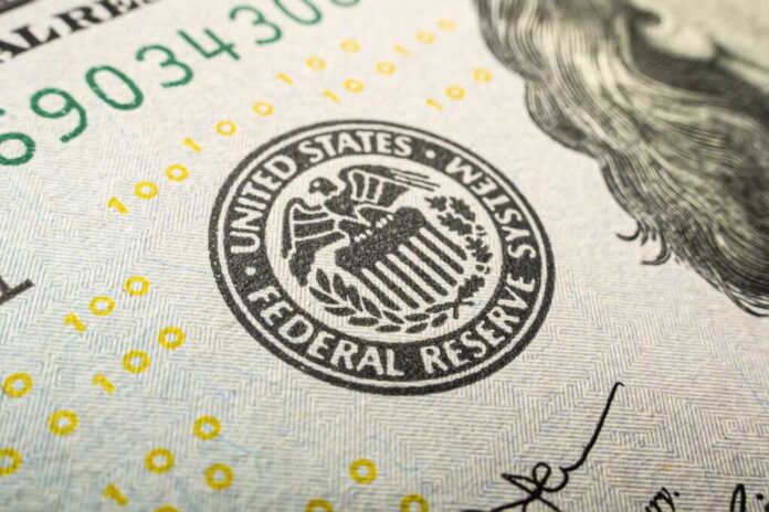 Federal,Reserve,System,Logo,Close-up.,Us,Federal,Reserve,Emblem,On