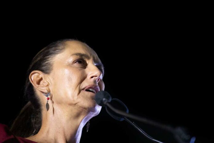 Mexico,City,,Mexico.,May,5th,,2024.,Claudia,Sheinbaum,,Candidate,Running