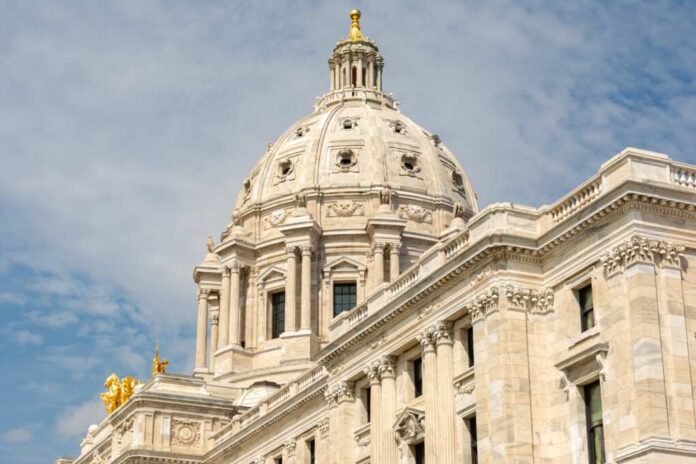 Exterior,Of,The,Minnesota,State,Capitol,Building,,Built,Between,1896