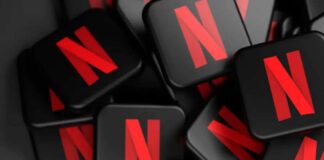 A collection of Netflix logos stacked together