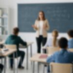 Education Governor’s STUNNING Betrayal of Wisconsin Teachers Teacher addressing students in a classroom
