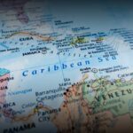 Detailed map showing the Caribbean Sea and surrounding countries