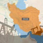 Iran Tensions SOAR as Trump’s Strike Paused Map of Iran highlighting oil production areas with oil rigs in the foreground