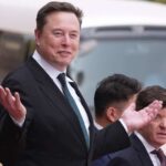 Elon Musk reacts as he becomes world's first trillionaire following record-setting SpaceX IPO launch