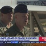 B-52 goes down in fiery crash at Edwards Air Force Base