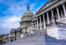 High Court Alters Washington Rules The U.S. Capitol building with its iconic dome and steps under a blue sky