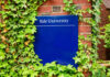 Race Rules? DOJ Turns Up Heat Sign for Yale University partially covered by ivy
