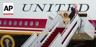 Trump flies on new Air Force One worth $400 million gifted by Qatar