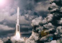 Patriot Missile Production Set To Triple Rocket launches through dense clouds