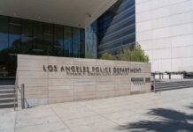 Family Challenges LAPD Shooting Narrative Exterior view of the Los Angeles Police Department's Ronald F. Deaton Civic Auditorium