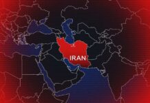 Iran’s Revenge Threat Raises Global Alarm Map of the Middle East with Iran highlighted in red