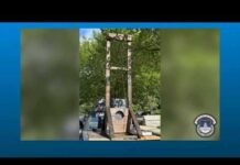 US Capitol Police arrest driver with a guillotine in truck bed by the US Capitol building