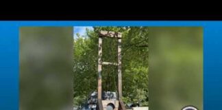 US Capitol Police arrest driver with a guillotine in truck bed by the US Capitol building
