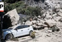 Shallow Quake Triggers Cliff Carnage A magnitude 4.7 earthquake triggers landslides and ground ...