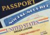 Passport Lie Unravels Election Fraud Web Stack of U.S. identification documents