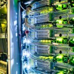 Grid Panic Triggers Statewide Data Audit Server rack with network cables and glowing indicator lights