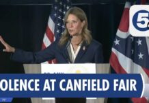 Multiple injured after armed person lunges at Acton during Canfield Fair, campaign says