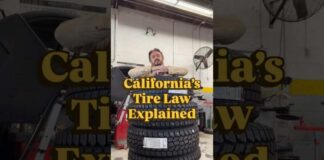 California's Tire Law Explained