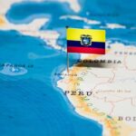 Cartel Hub Raided With U.S. Muscle Ecuador flag pin on a map of South America