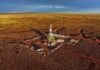 Saudi Oil Lifeline Shuts After Strikes Oil drilling rig at remote desert site