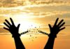 Overnight Turnaround After Trump Calls Putin Silhouette hands breaking chains at sunset