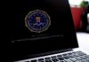 Unseen Chats Shadow Butler Attack Laptop screen displaying FBI seal