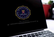Unseen Chats Shadow Butler Attack Laptop screen displaying FBI seal