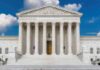 United States Supreme Court building with classical columns